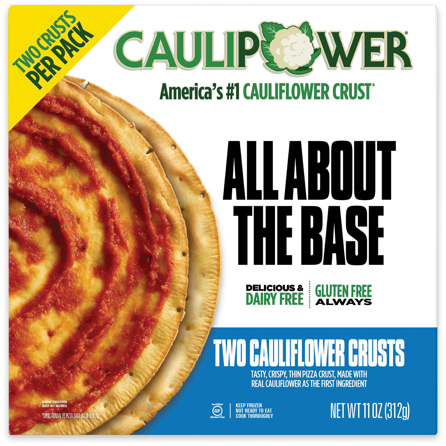 CAULIPOWER Cauliflower Pizza Crusts