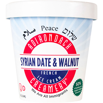 Adirondack Creamery Ice Cream, Syrian Date & Walnut