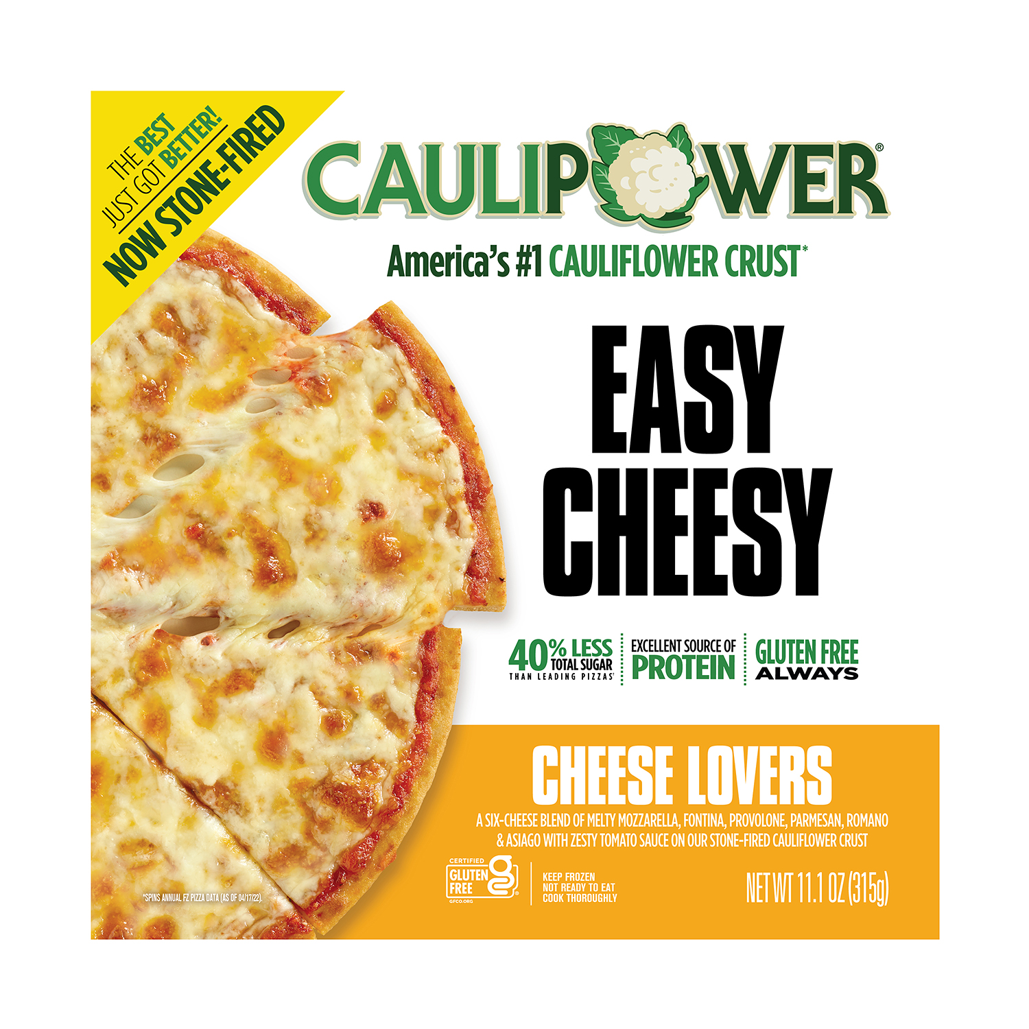 CAULIPOWER Cauliflower Crust Pizza, Cheese Lovers
