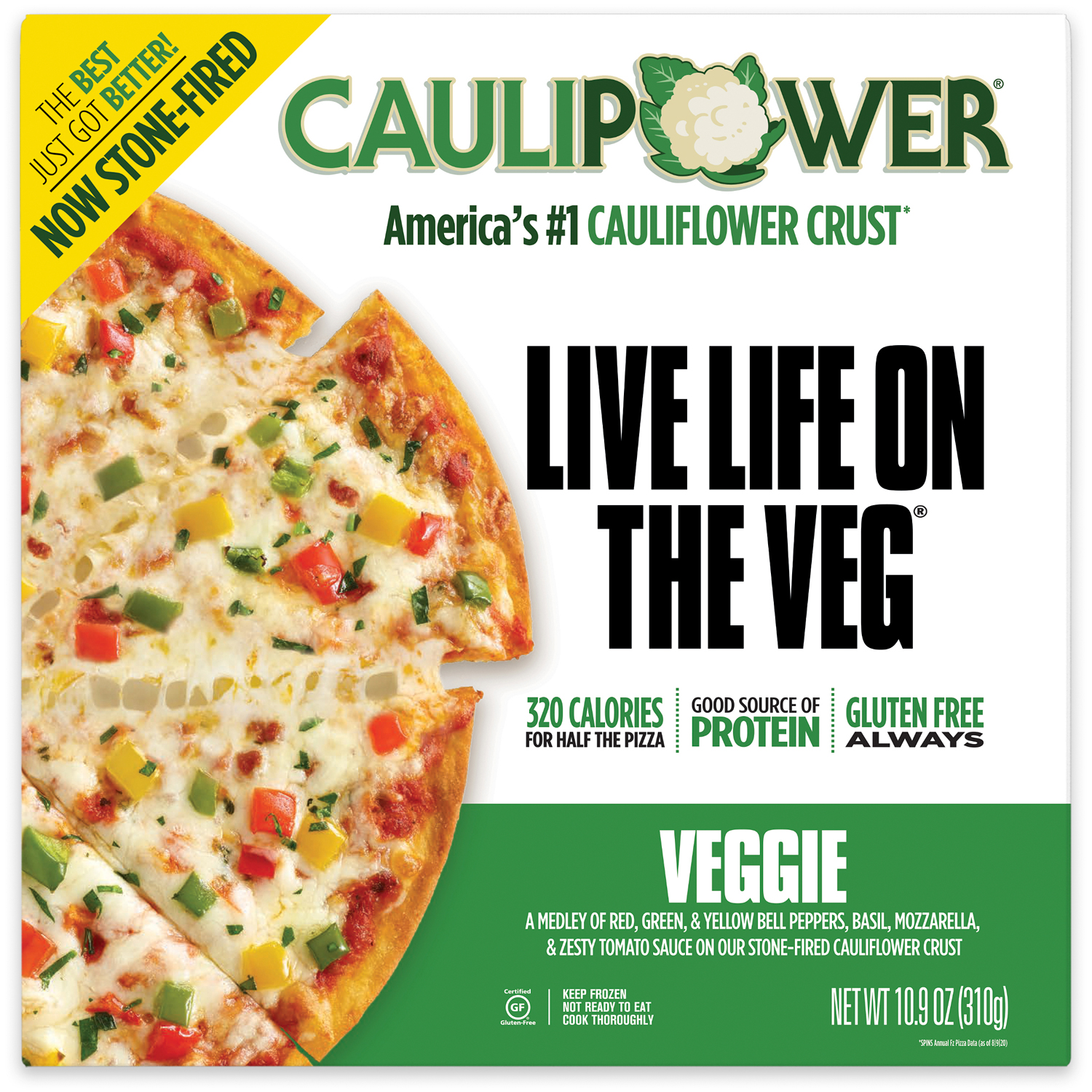 CAULIPOWER Cauliflower Crust Pizza, Veggie