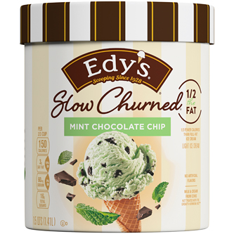 Edy's Slow-Churned Light Ice Cream, Mint Chocolate Chip