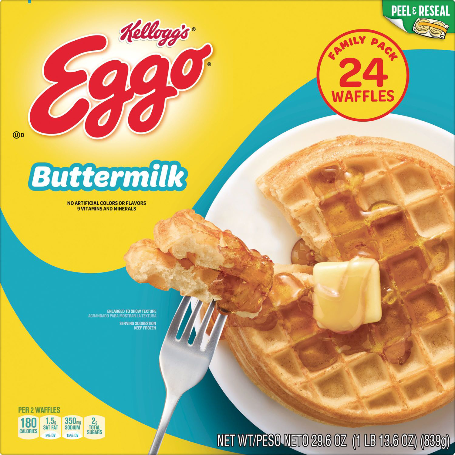 Kellogg's Eggo Waffles, Buttermilk