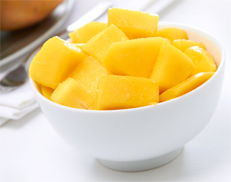 Fresh Cubed Organic Mango