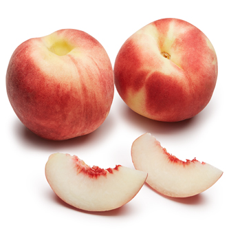 Organic White Peaches