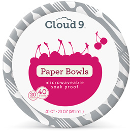 Cloud 9 Paper Bowls, 20oz
