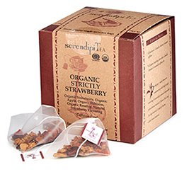 SerendipiTea Organic Strictly Strawberry Caffeine-Free Tea Bags