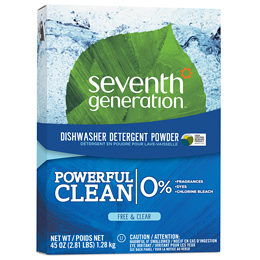 Seventh Generation Natural Automatic Dishwasher Detergent Powder, Free and Clear