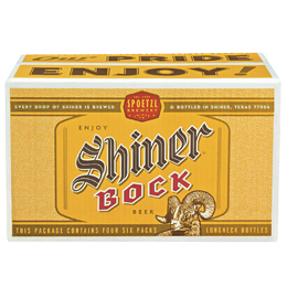 Shiner Bock Beer, Glass Bottles