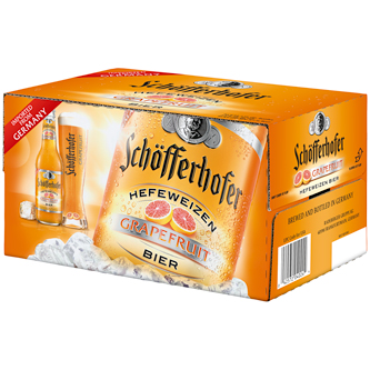 Schöfferhofer Grapefruit Hefeweizen, Glass Bottles