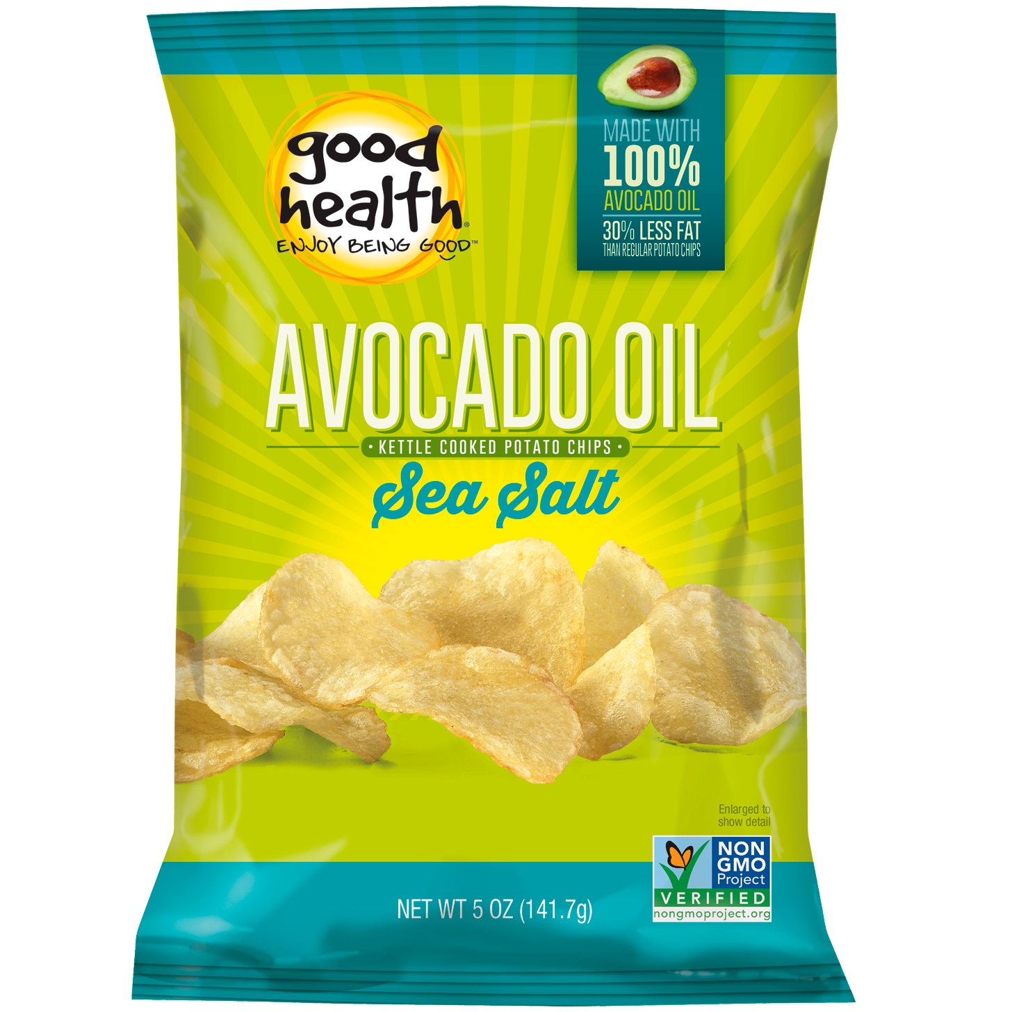 Good Health Avocado Oil Kettle Style Potato Chips With a Pinch of Sea Salt