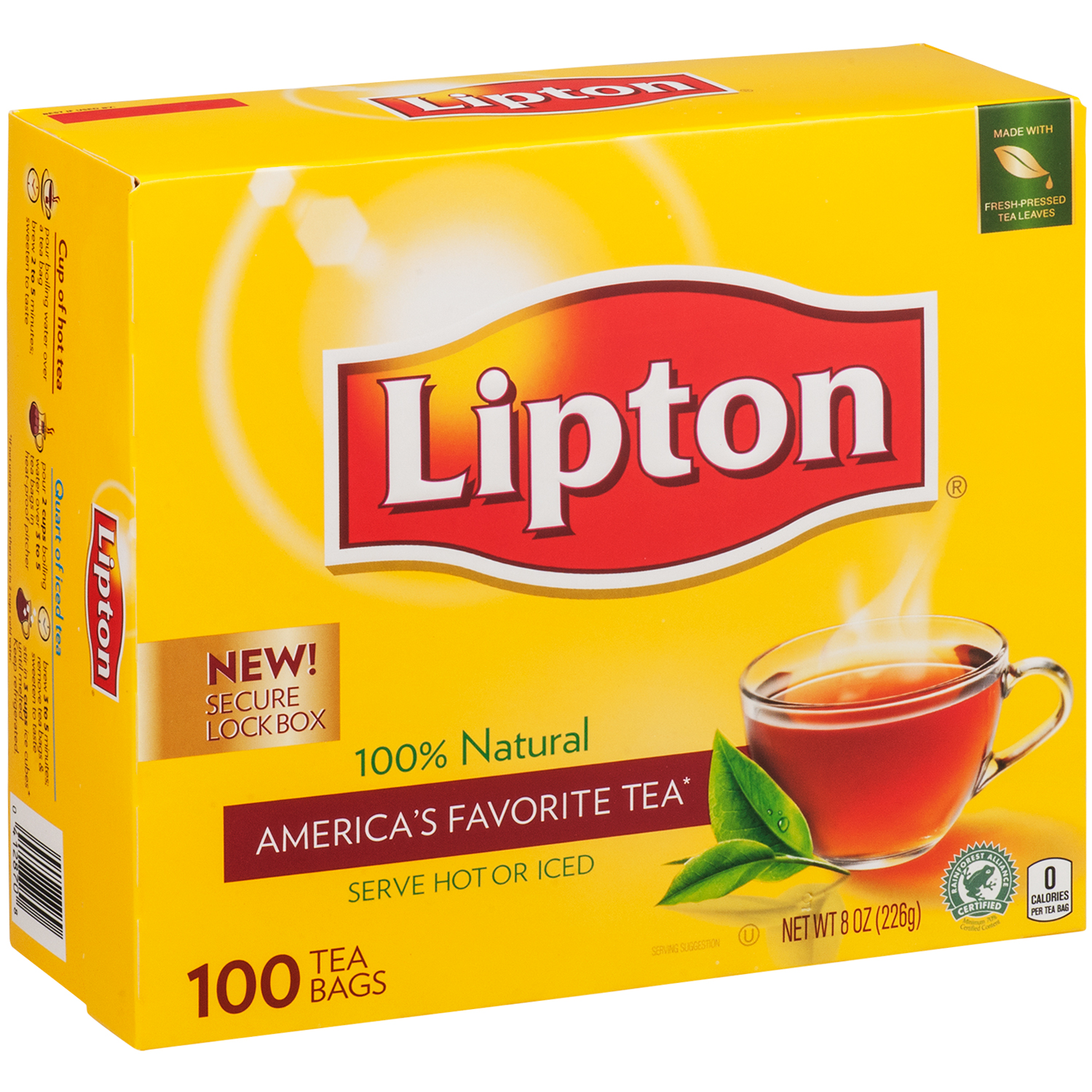 Lipton 100% Natural Tea Bags