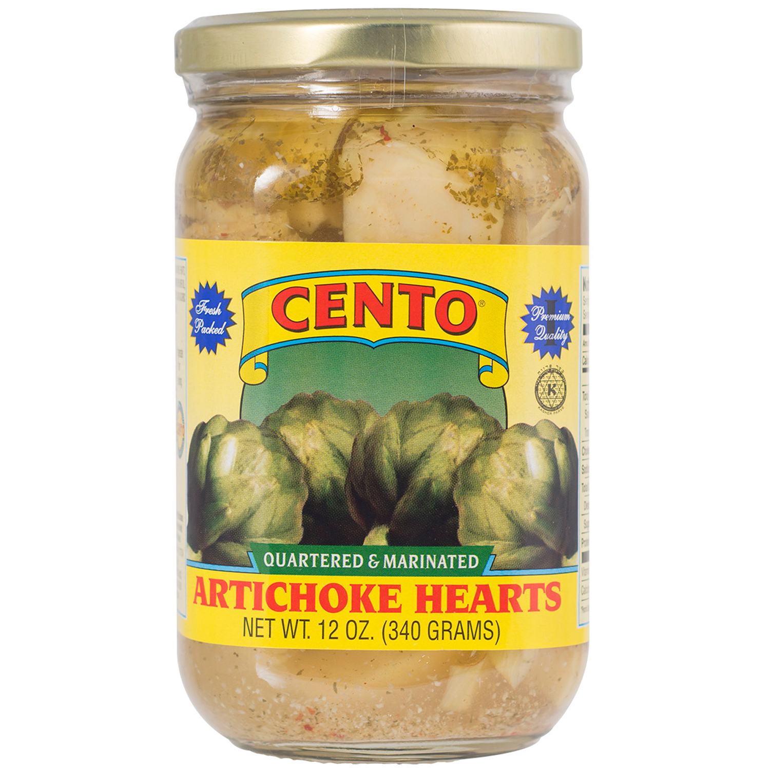 Cento Quartered and Marinated Artichoke Hearts