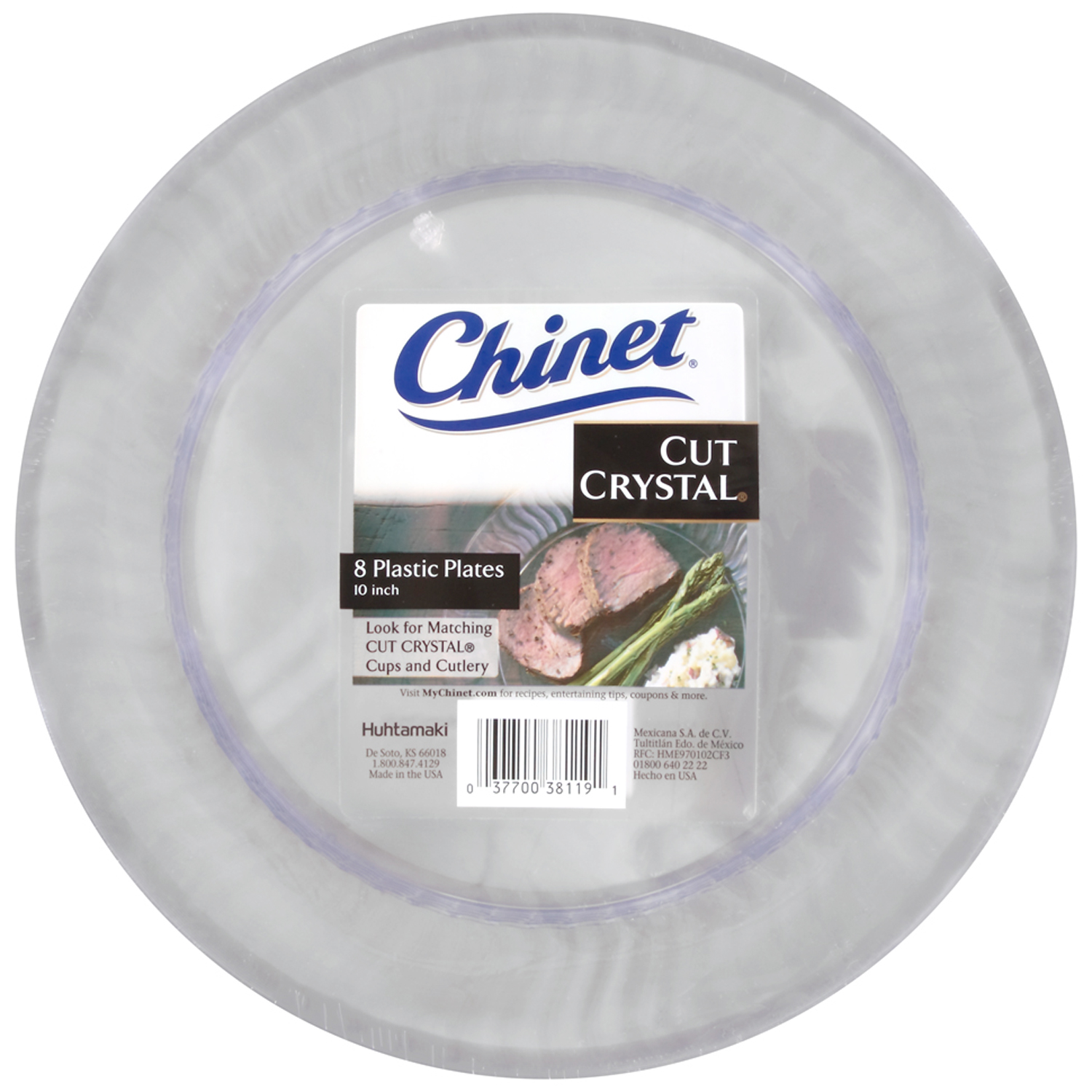 Chinet Cut Crystal Plates 