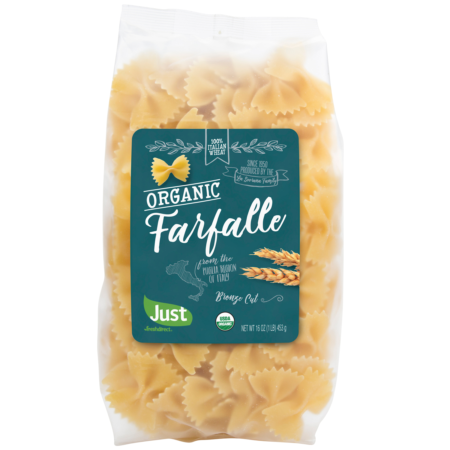 Just FreshDirect Organic Farfalle 