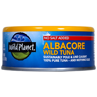 Wild Planet Wild Albacore Tuna, No Salt