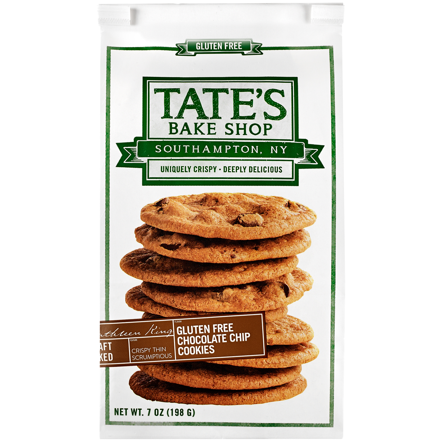 Tate's Bake Shop Gluten Free Cookies, Chocolate Chip