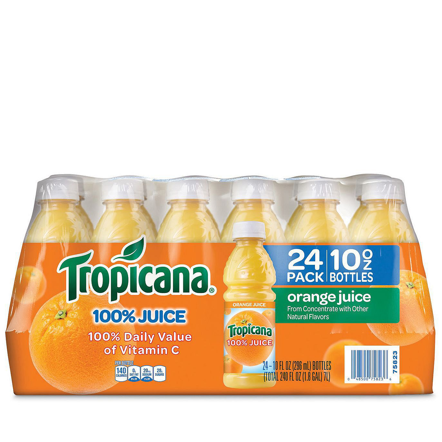 Tropicana Orange Juice, Plastic Bottles