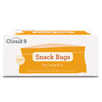 Cloud 9 Reclosable Snack Bags