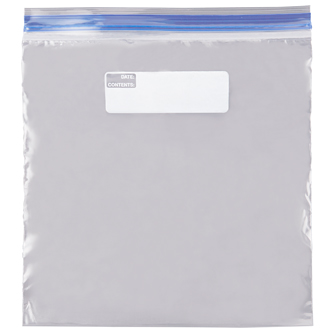 Cloud 9 Double Zipper Heavy Duty Freezer Bags, 1 Gallon, image 2 of 3 slides