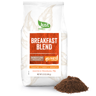 Just FreshDirect Ground Coffee, Breakfast Blend