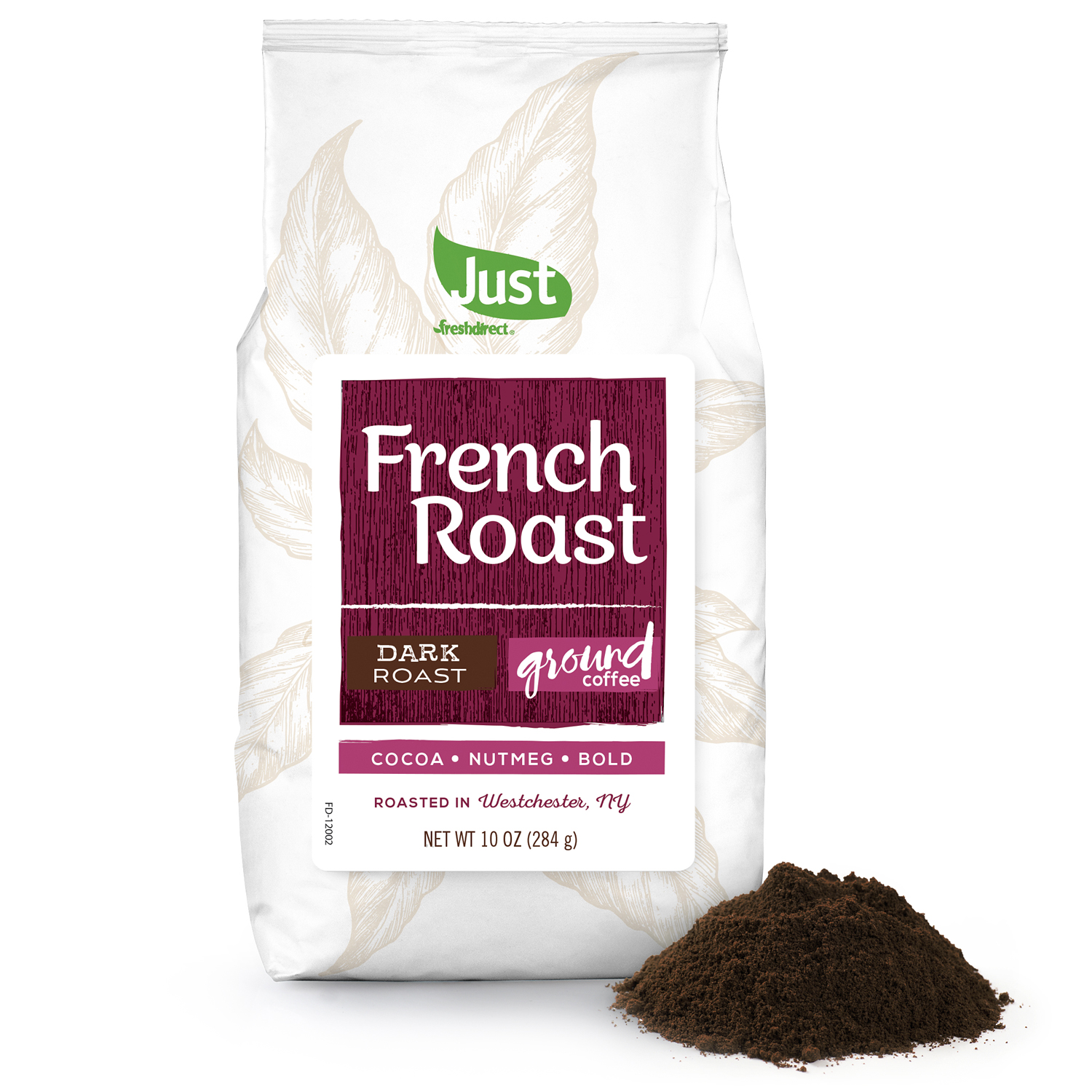 Just FreshDirect Ground Coffee, French Roast