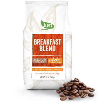 Just FreshDirect Whole Bean Coffee, Breakfast Blend