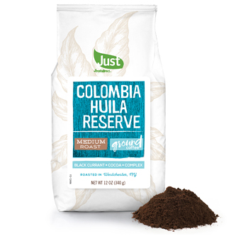 Just FreshDirect Ground Coffee, Colombia Huila Reserve