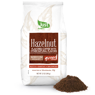 Just FreshDirect Ground Coffee, Hazelnut