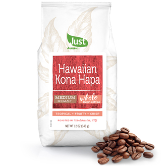 Just FreshDirect Whole Bean Coffee, Hawaiian Kona Hapa