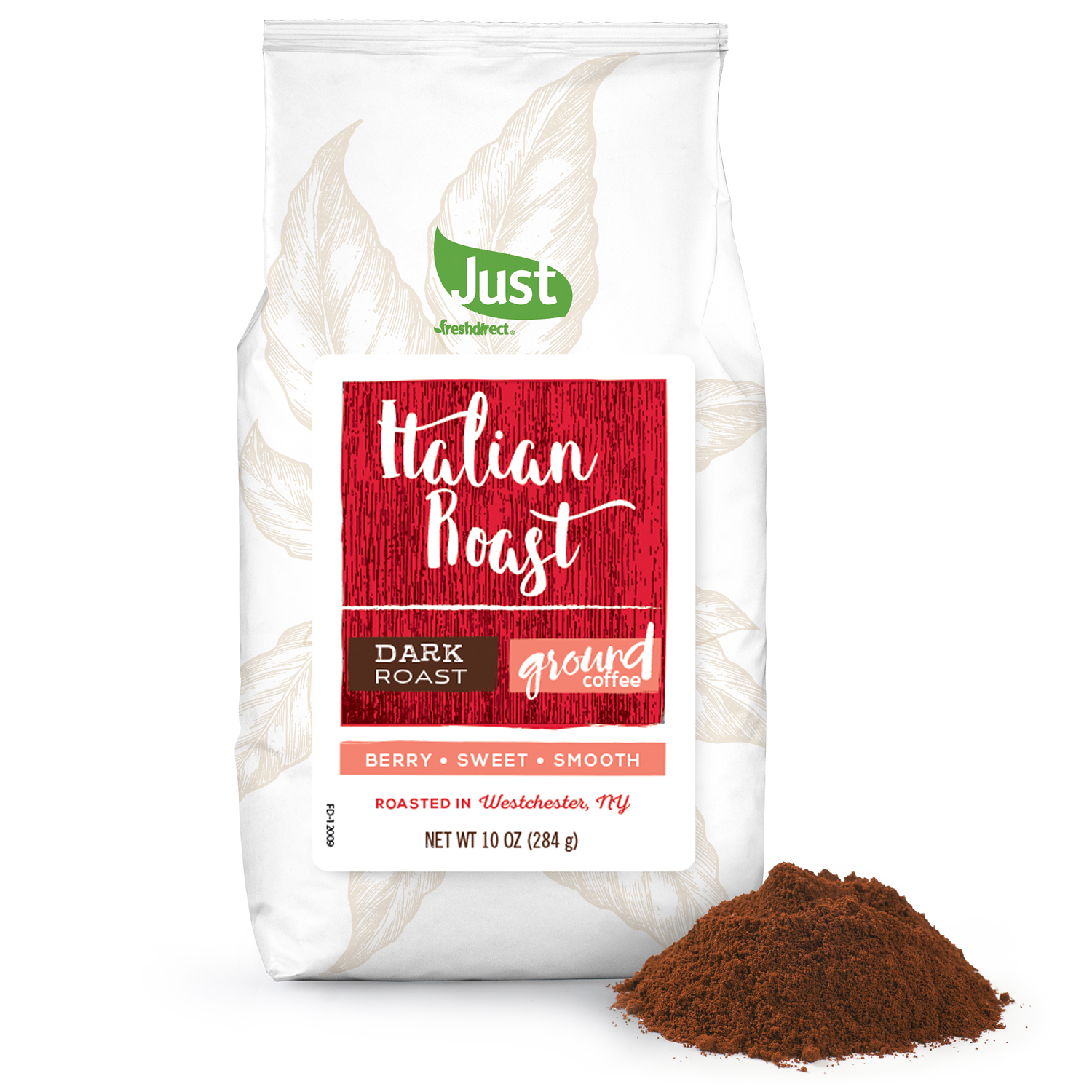 Just FreshDirect Ground Coffee, Italian Roast 
