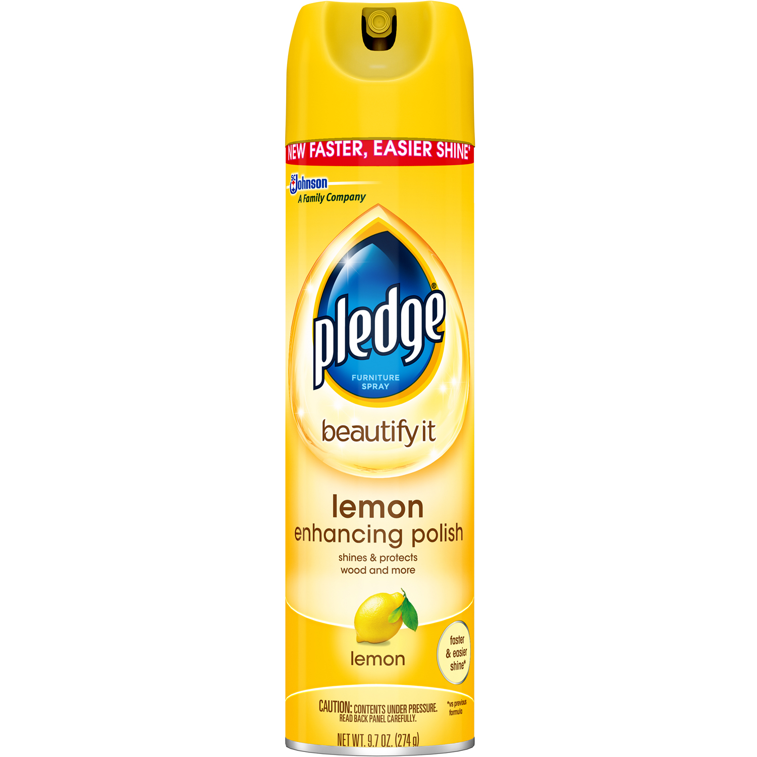 Pledge Furniture Polish, Lemon Clean