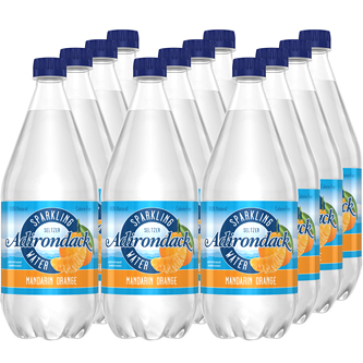Adirondack Seltzer, Mandarin Orange, Plastic Bottles