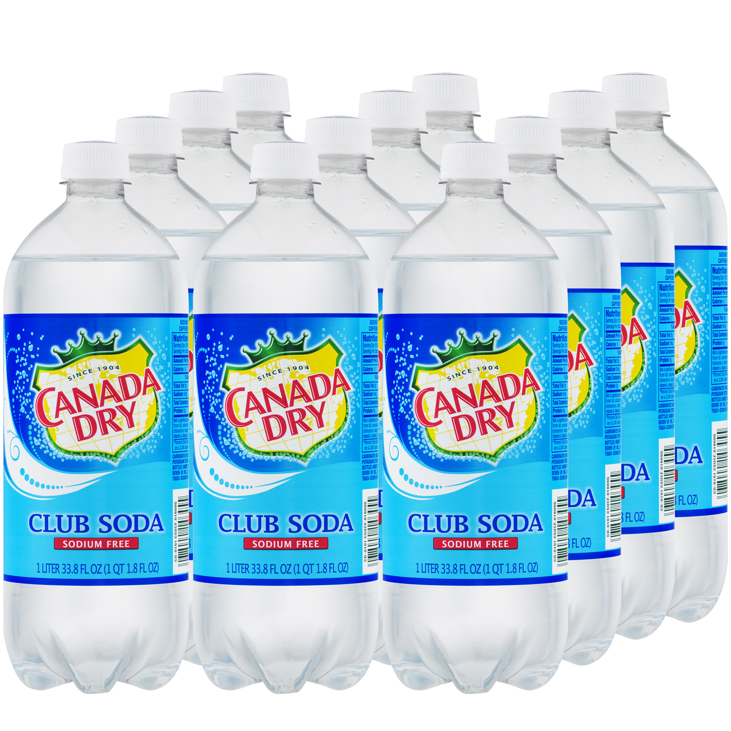 Canada Dry Club Soda, Plastic Bottles