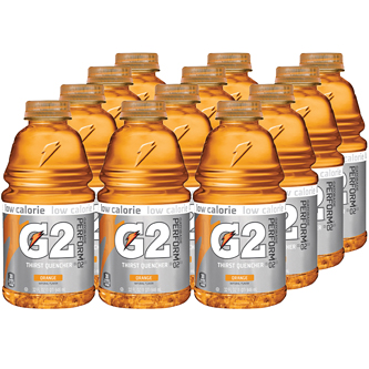 Gatorade Low Calorie G2 Sports Drink, Orange, Plastic Bottles