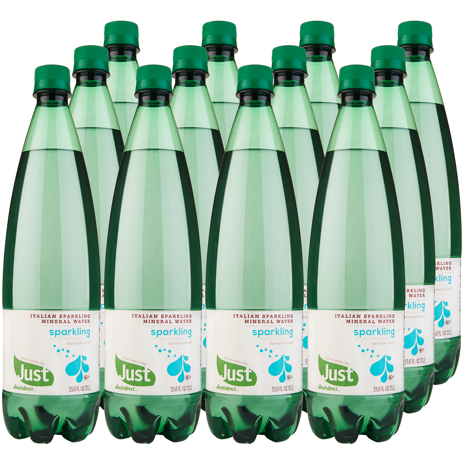 Just FreshDirect Italian Sparkling Mineral Water, Plastic Bottles, image 1 of 2 slides