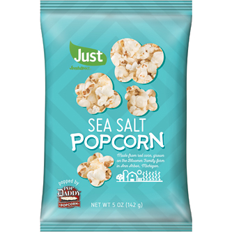 Just FreshDirect All-Natural Popcorn, Sea Salt