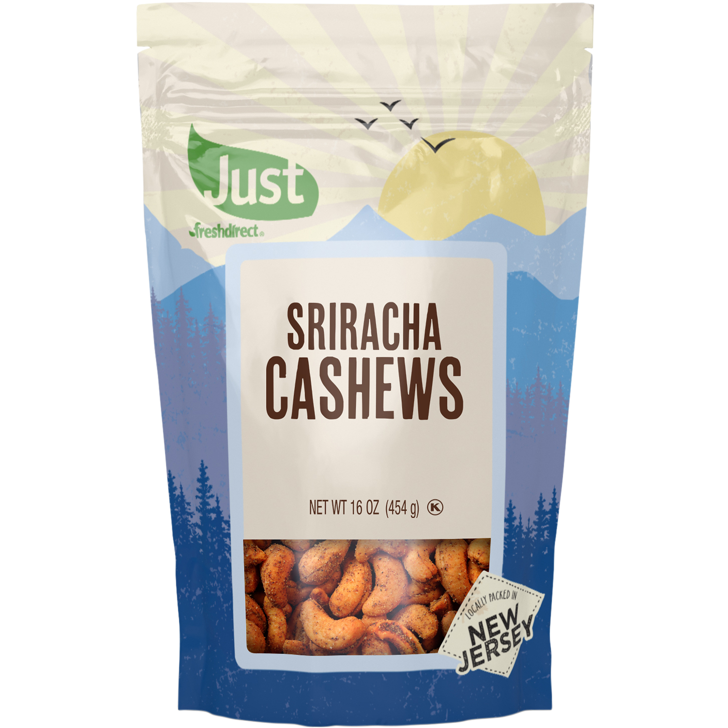 Just FreshDirect Sriracha Cashews, image 1 of 2 slides