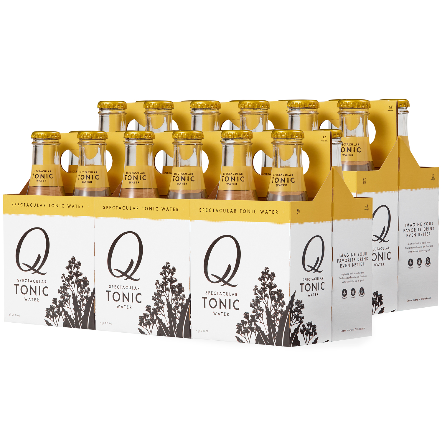 Q Tonic, A Spectacular Tonic Water, Glass Bottles