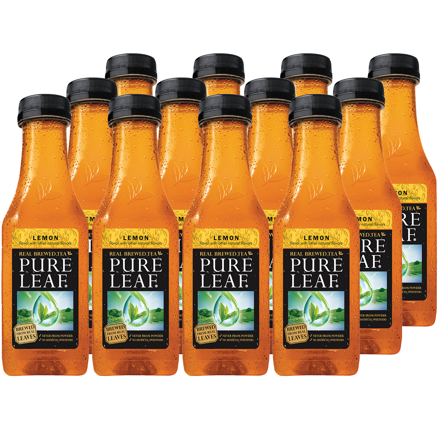 Pure Leaf Iced Tea, Lemon, Plastic Bottles