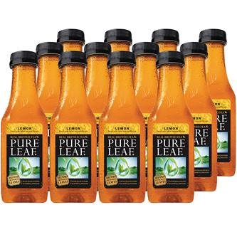 Pure Leaf Iced Tea, Lemon, Plastic Bottles