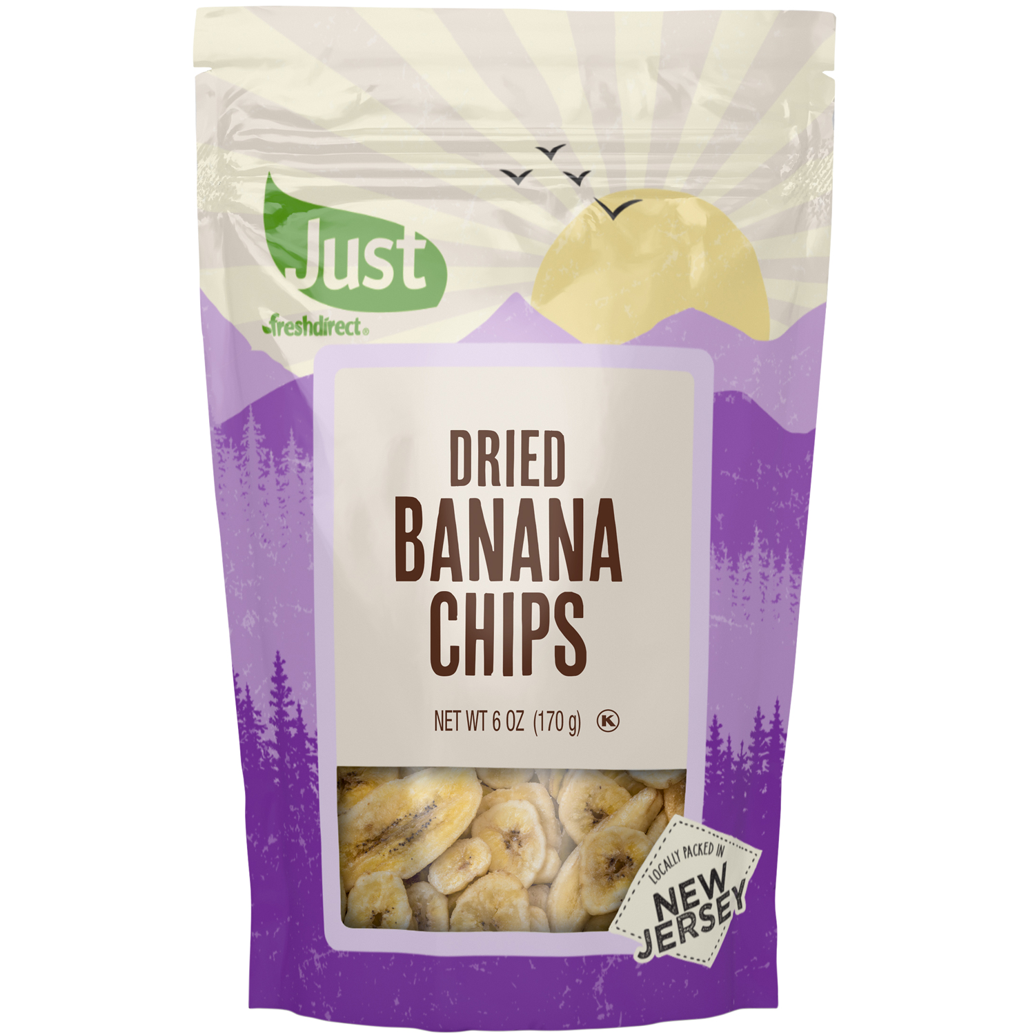Just FreshDirect Dried Banana Chips, image 1 of 3 slides