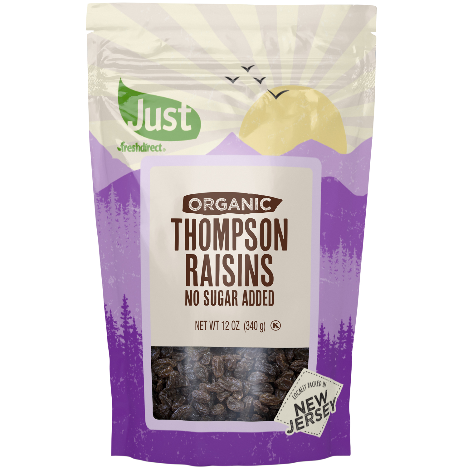 Just FreshDirect Organic Thompson Select Raisins, image 1 of 2 slides
