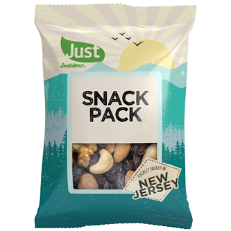 Just FreshDirect Raw Nut and Raisin Mix Snack Packs, image 2 of 3 slides