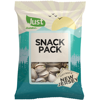 Just FreshDirect Dry-Roasted, Salted Pistachios Snack Packs, image 2 of 3 slides