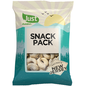 Just FreshDirect Raw Cashews Snack Packs, image 2 of 3 slides