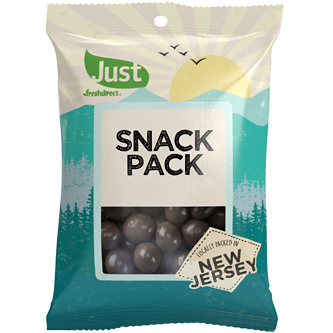 Just FreshDirect Dark Chocolate Covered Almonds Snack Packs, image 2 of 3 slides