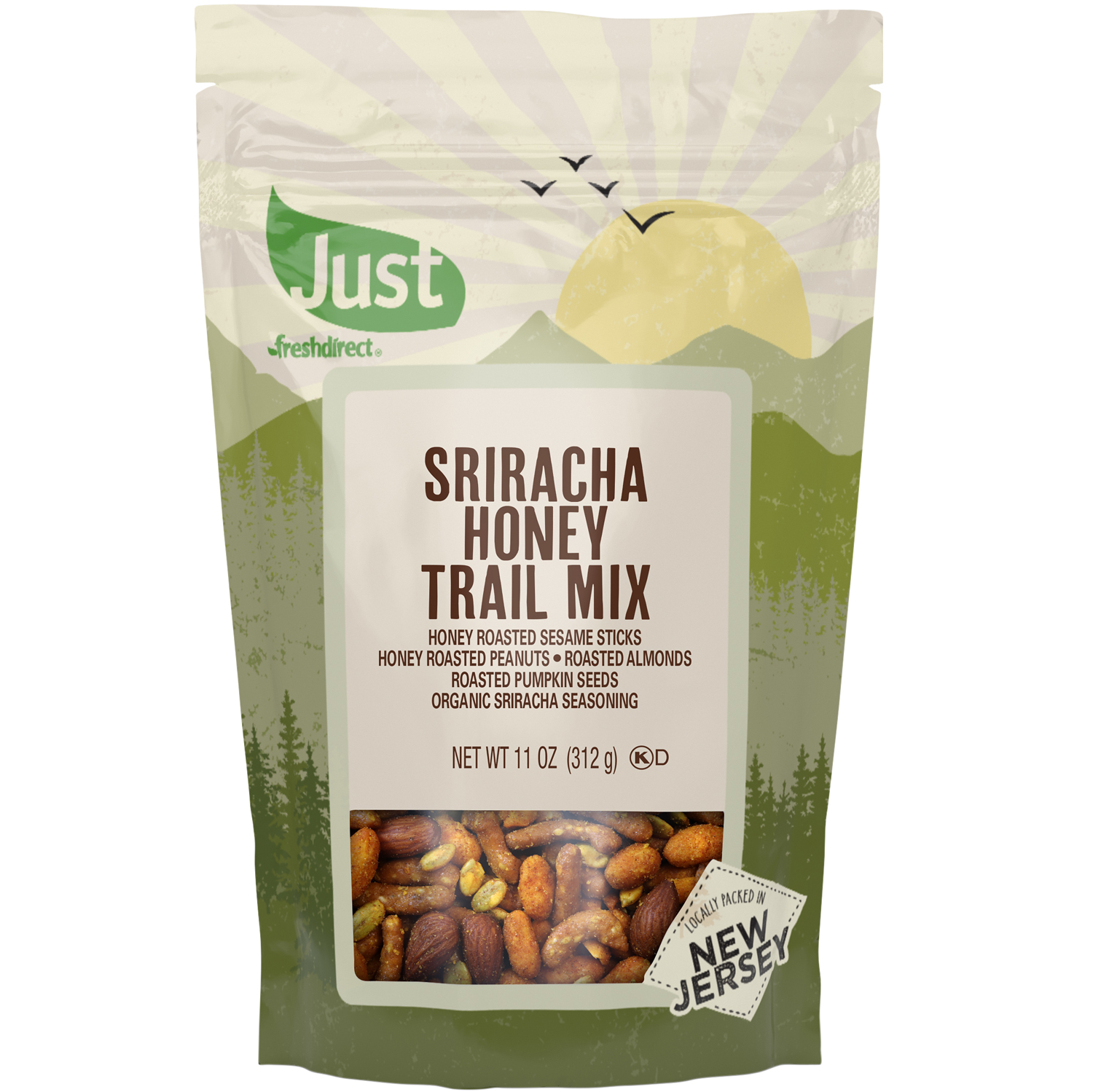 Just FreshDirect Sriracha Honey Trail Mix, image 1 of 2 slides