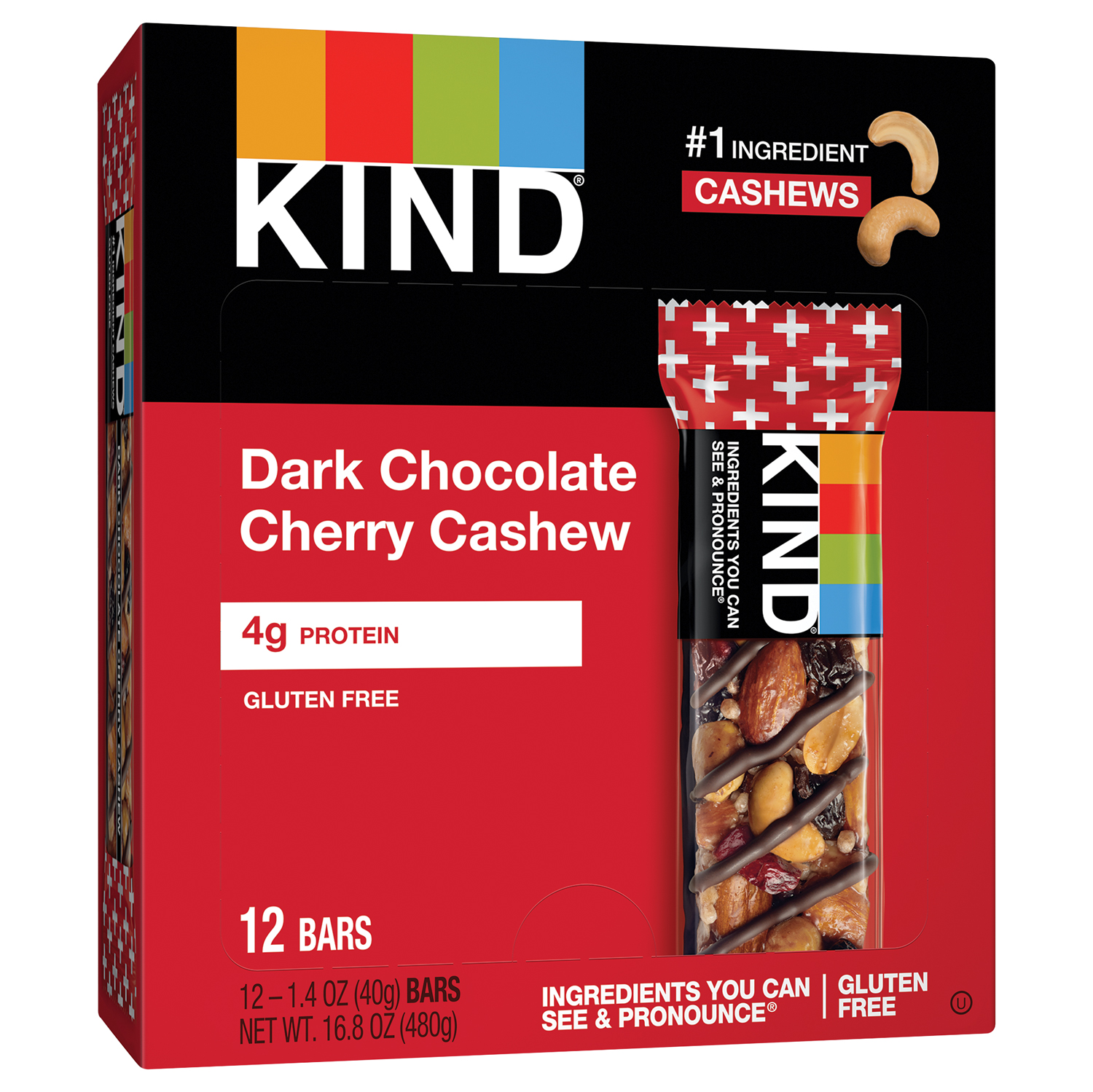 KIND Bars, Dark Chocolate Cherry Cashew