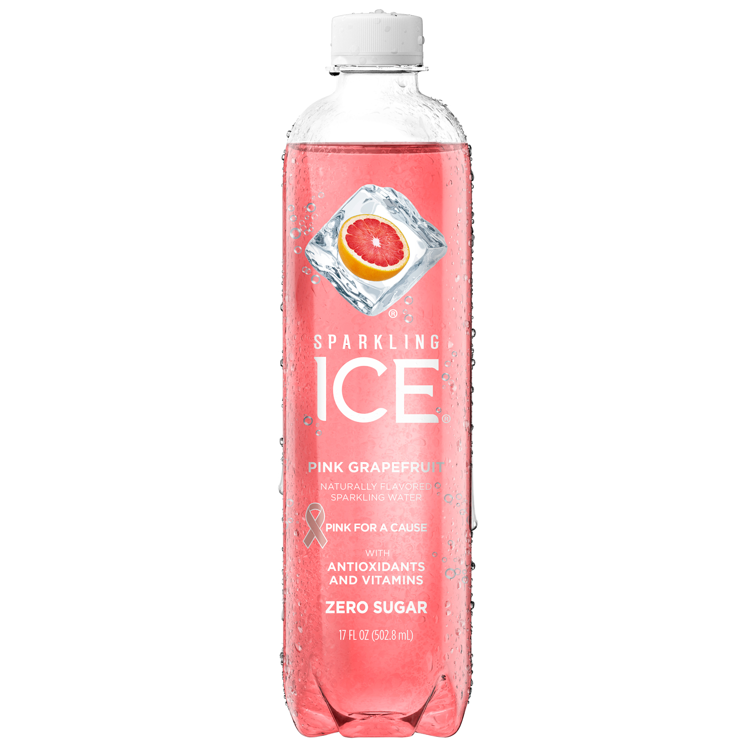 Sparkling Ice Sparkling Water, Pink Grapefruit, Plastic Bottle