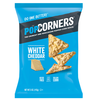 PopCorners Popped Corn Chips, White Cheddar